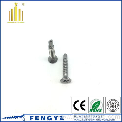 stainless steel 304/316 pan head self drilling screw